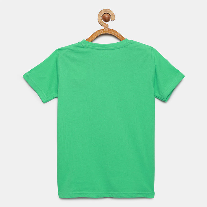 Boys Printed Cotton T-Shirt