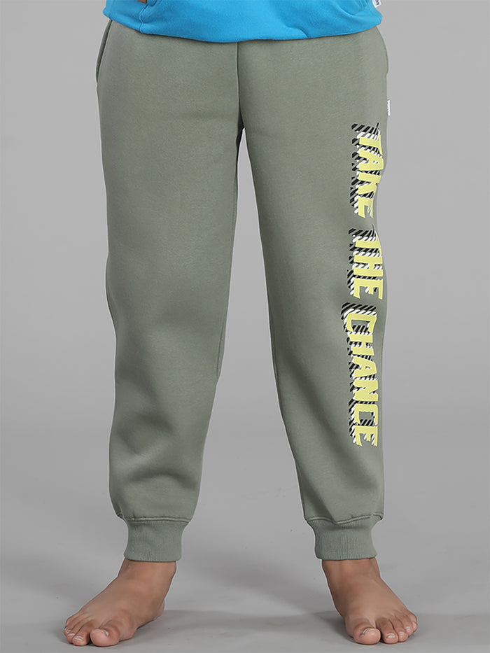 Boys Printed Joggers with Pocket