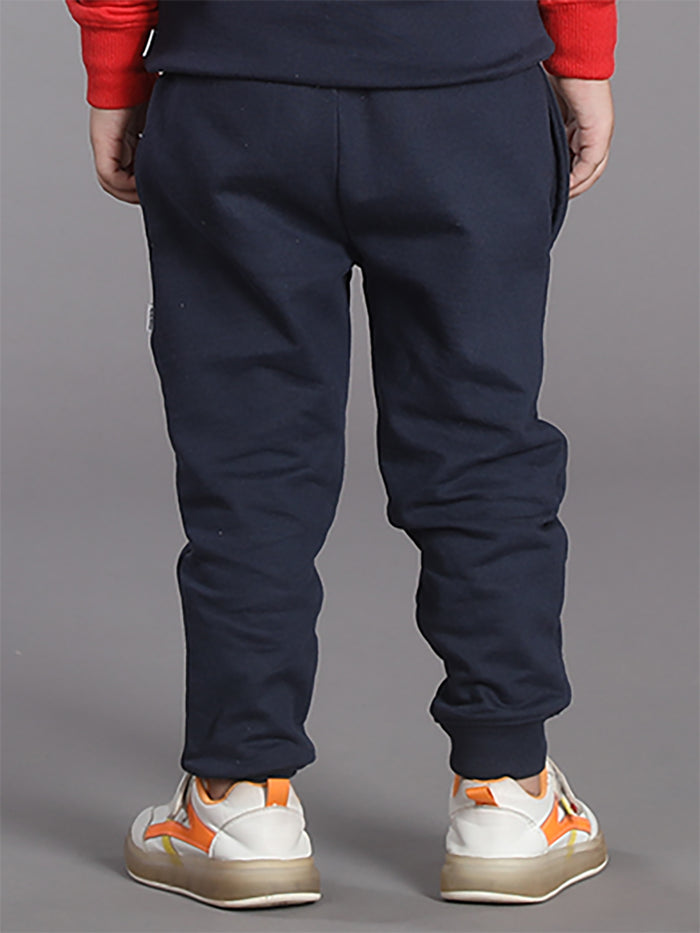 Boys Printed Joggers with Pocket