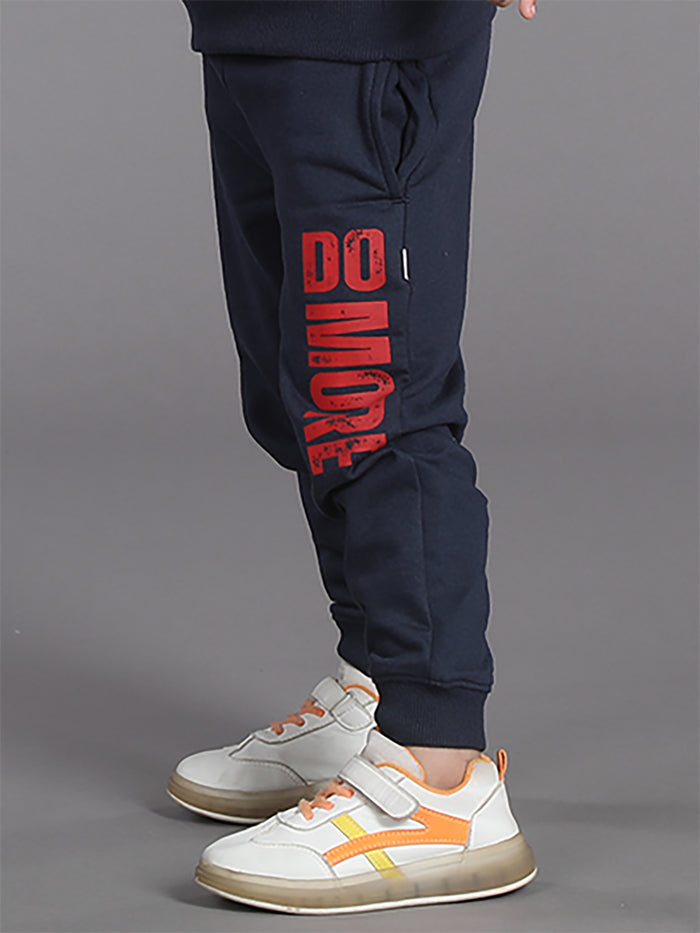 Boys Printed Joggers with Pocket