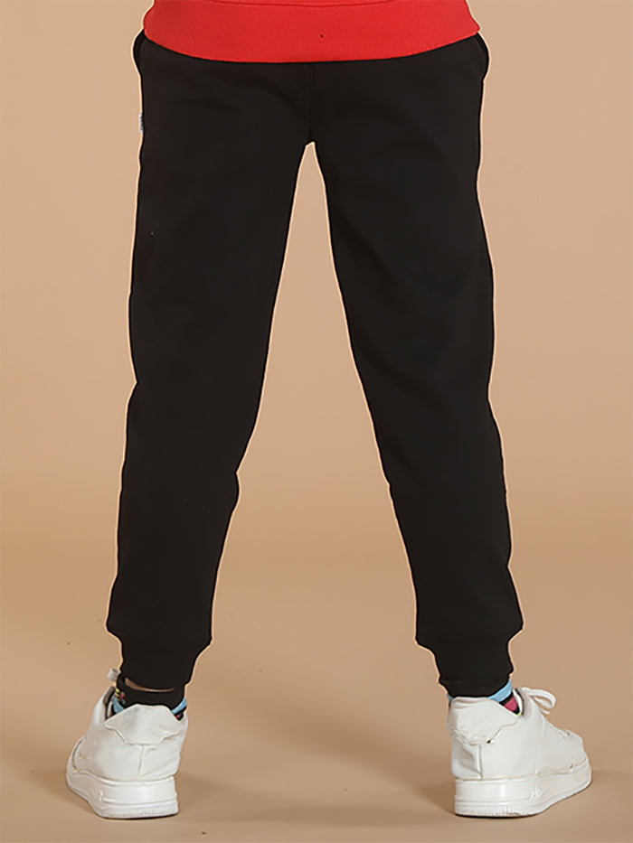 Boys Printed Joggers with Pocket