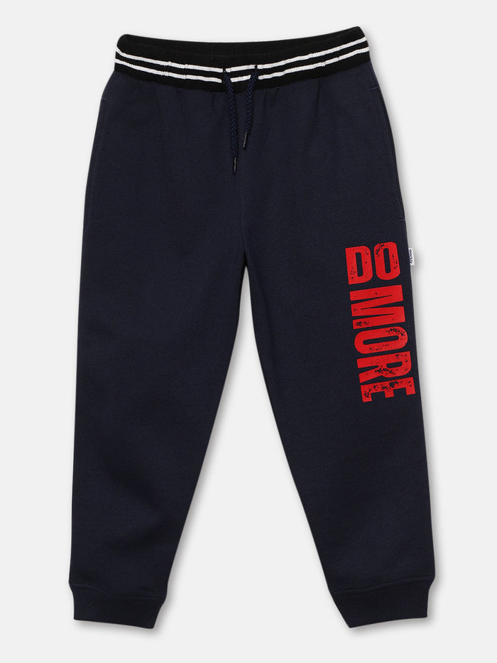 Boys Printed Joggers with Pocket