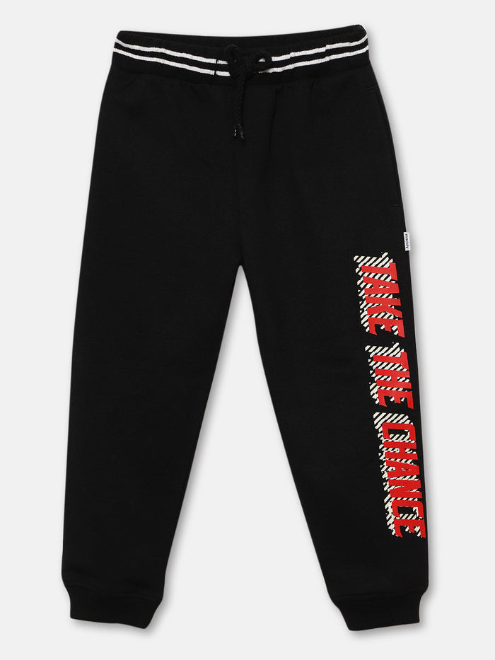 Boys Printed Joggers with Pocket