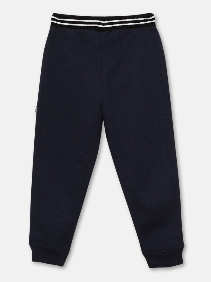 Boys Printed Joggers with Pocket