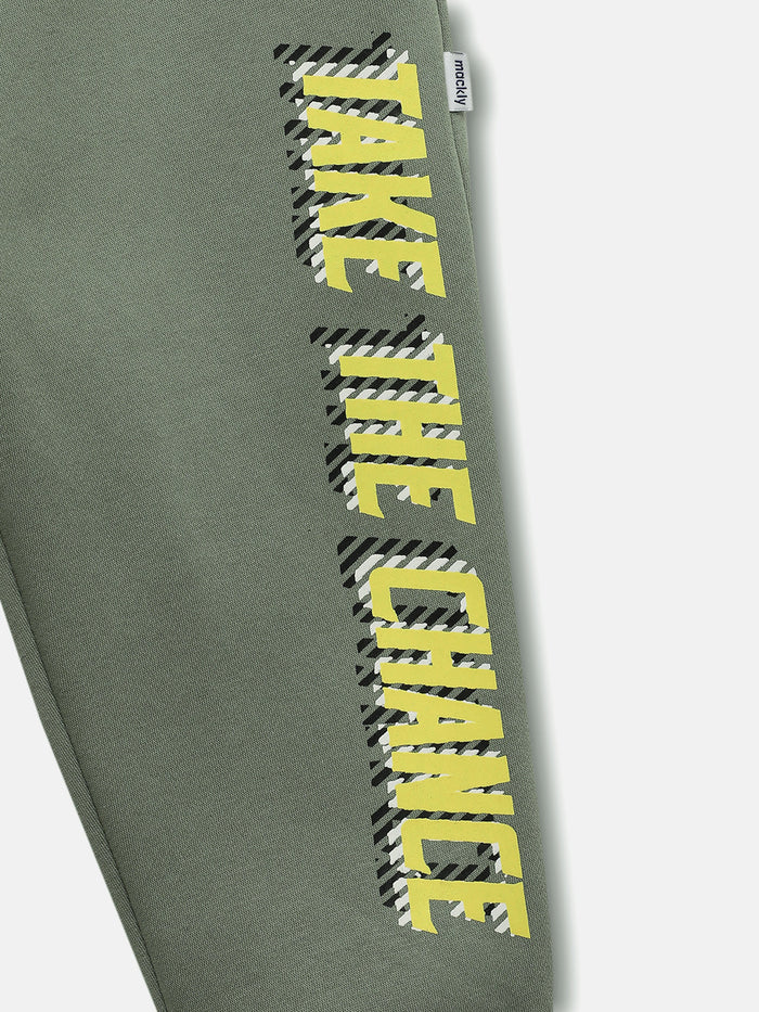 Boys Printed Joggers with Pocket