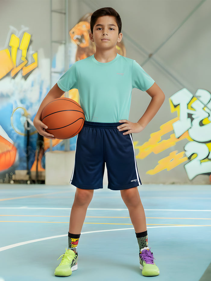 BOYS SPORTS SHORTS - NAVY BLUE