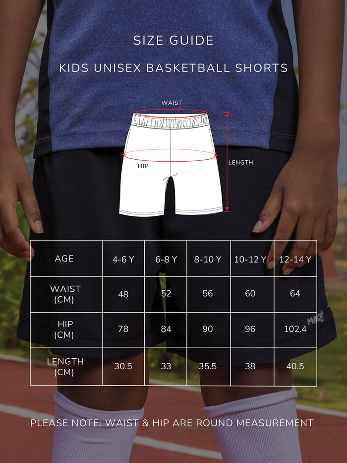 BOYS SPORTS SHORTS – JET BLACK