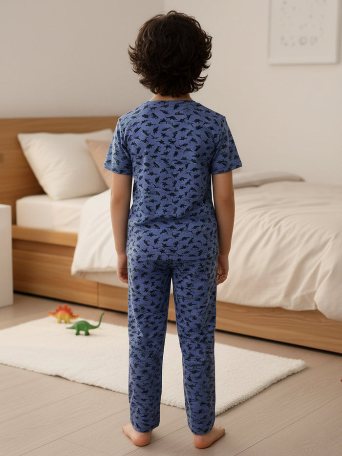 BOYS TOP & PYJAMA SET - JURASSIC DREAMS