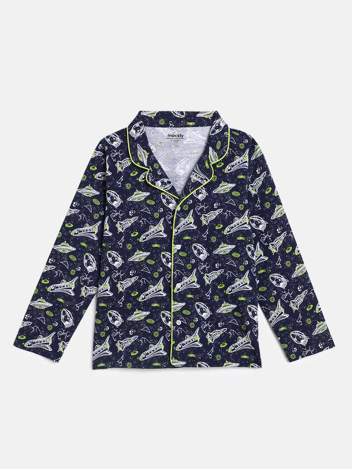 Boys Top & Pyjama Set - Space Explorer