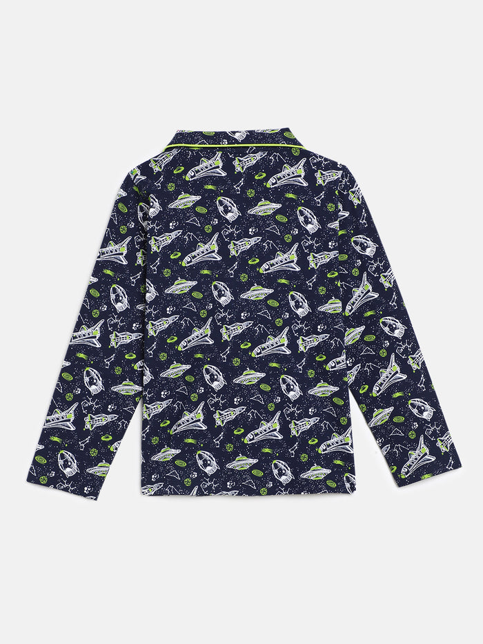 Boys Top & Pyjama Set - Space Explorer