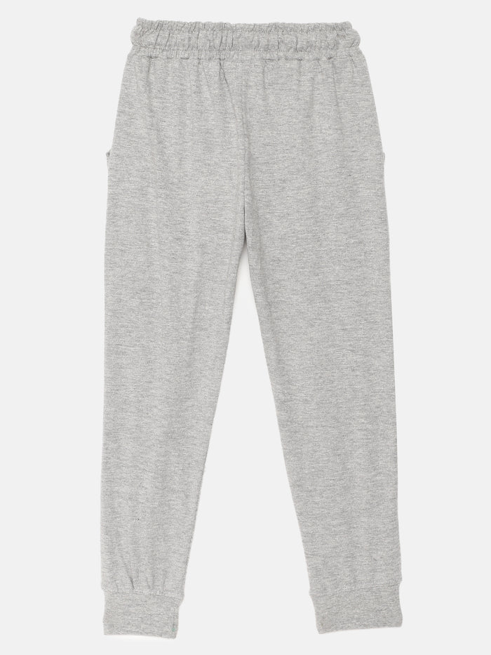 Boys Typo Printed Cotton Pants