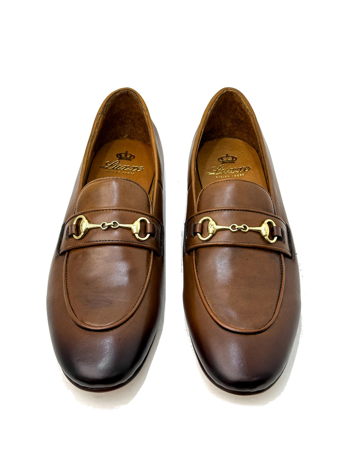 BROWN HORSEBIT LOAFER