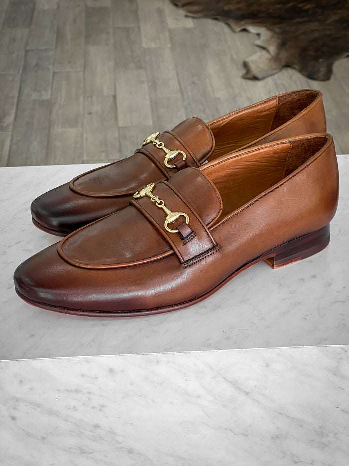 BROWN HORSEBIT LOAFER
