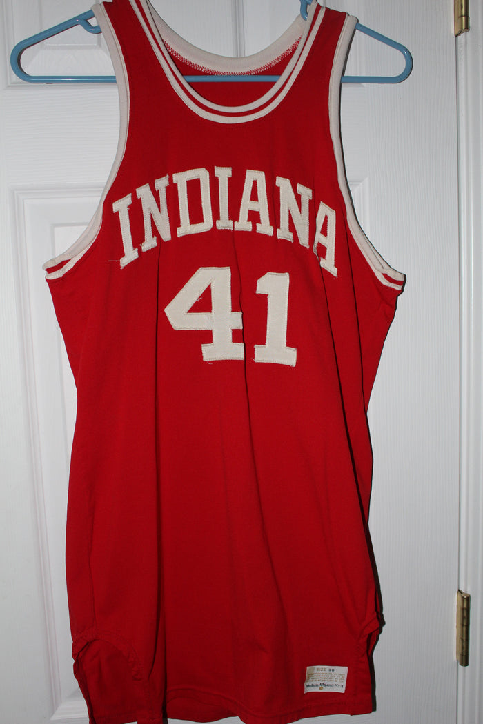 Butch Carter Game Used Indiana University Basketball Jersey - Vintage Indy Sports