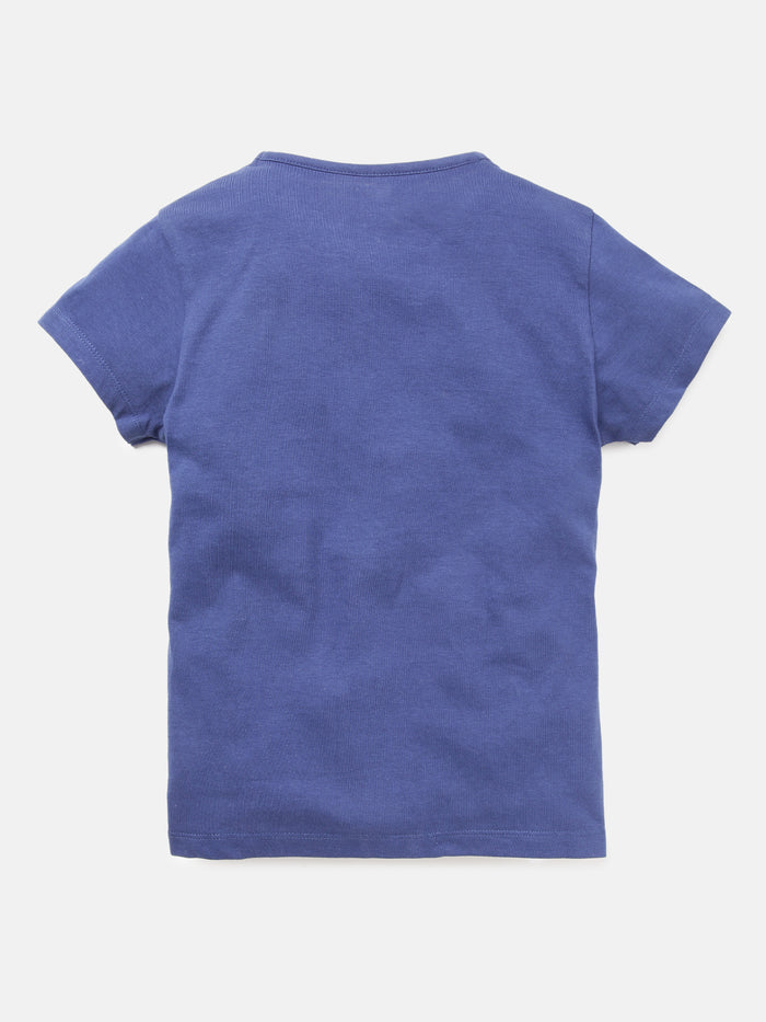 Butterfly Girls Printed Cotton T-Shirt