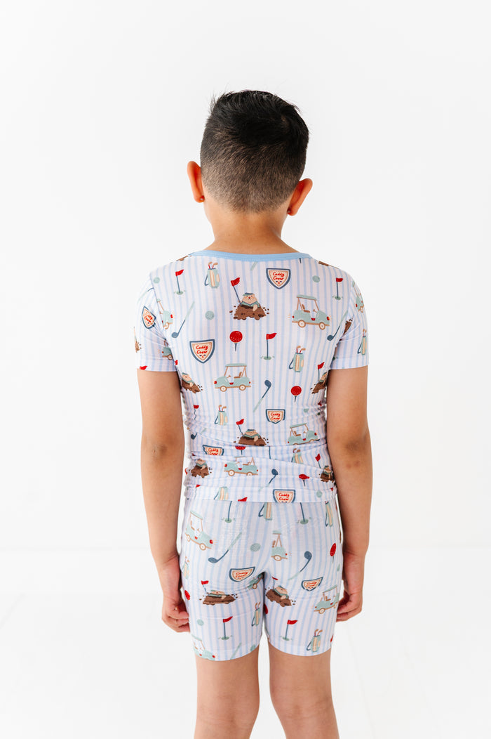 Caddy Crew Shorts Pajamas - Blue