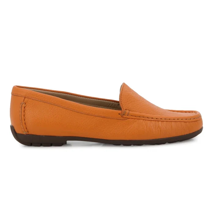 Catarina Casual Flats Orange Leather