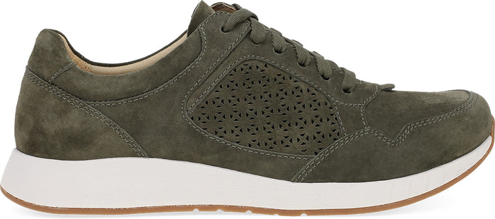 Catie - Olive Suede