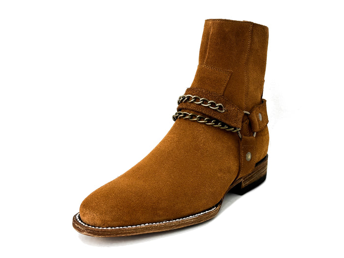 CHESTNUT ANKLE BOOTS