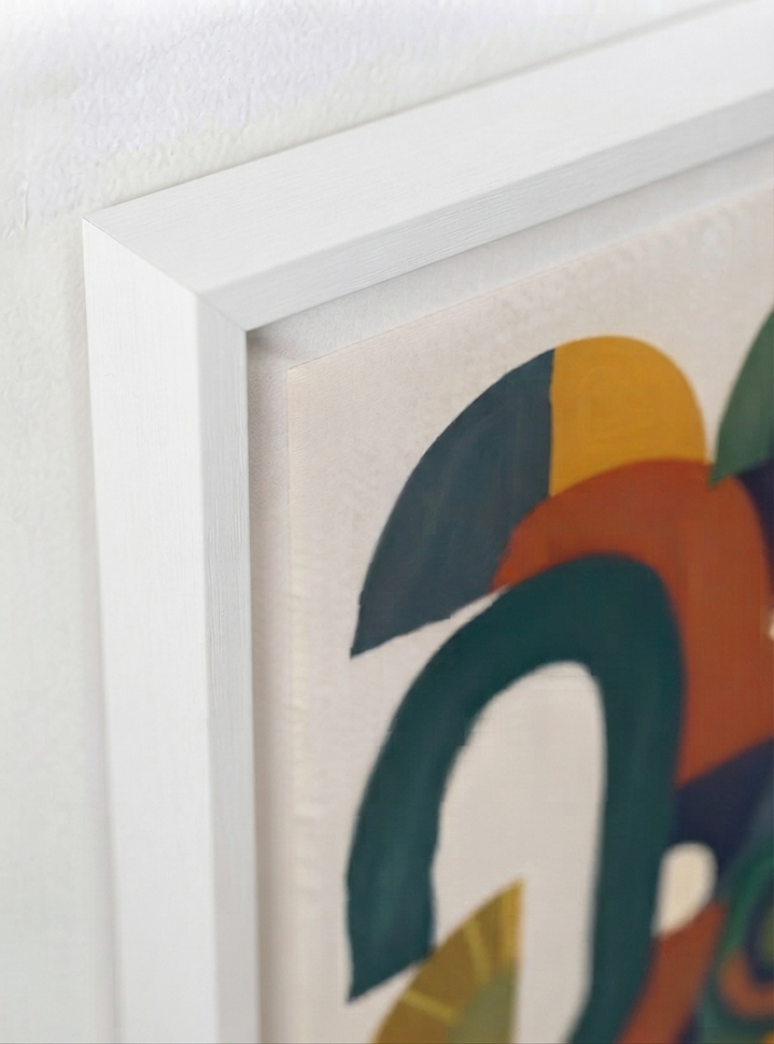 21x29.7 cm / 8x12" Framed | White Frame