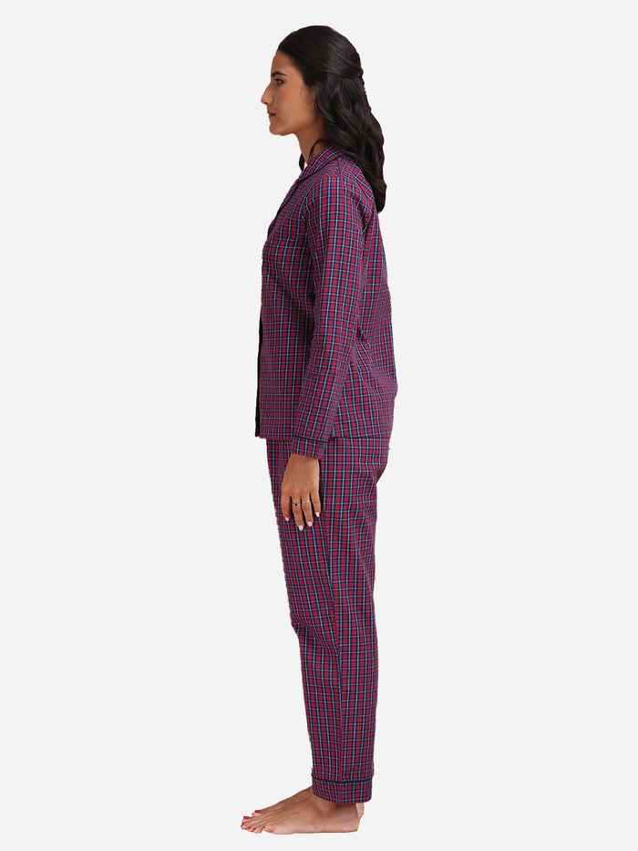 CLASSIC RED CHECKED - PJ SET