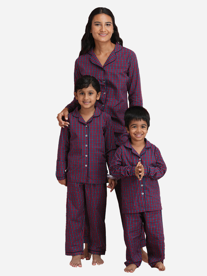CLASSIC RED CHECKED - PJ SET