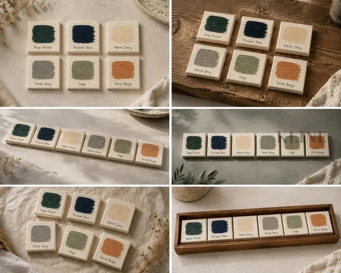 Color Sample Pack - Standard Sample Pack - 6 Swatches - Hand Painting