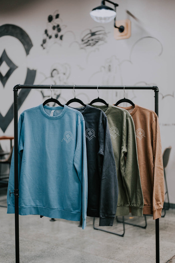 Crewneck Sweatshirt (Adult) | Topography Edition (4 colors available)