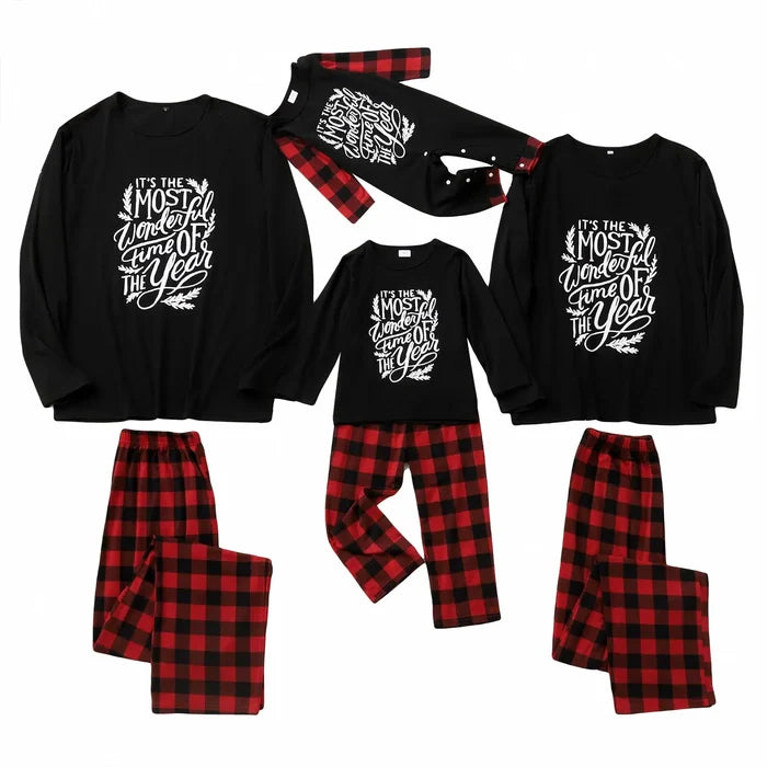 Custom Family Pajamas Best Christmas Pajamas Holiday Matching outfit for Family Sleepwear Homewear for Baby Kids Mom Dad Catpapa
