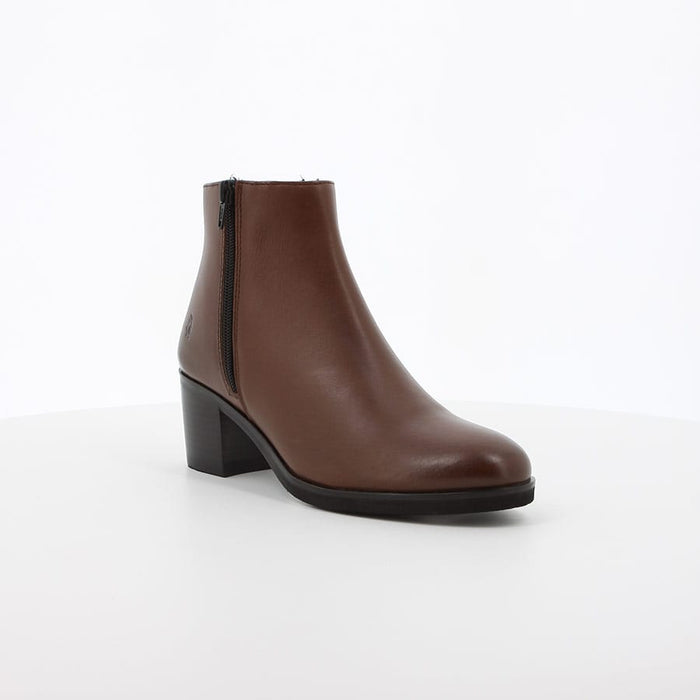 Dawn Boots Dark Tan Leather