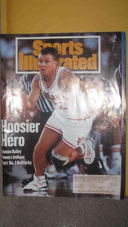 DEC 13, 1993 SPORTS ILLUSTRATED ISSUE, DAMON BAILEY COVER - Vintage Indy Sports