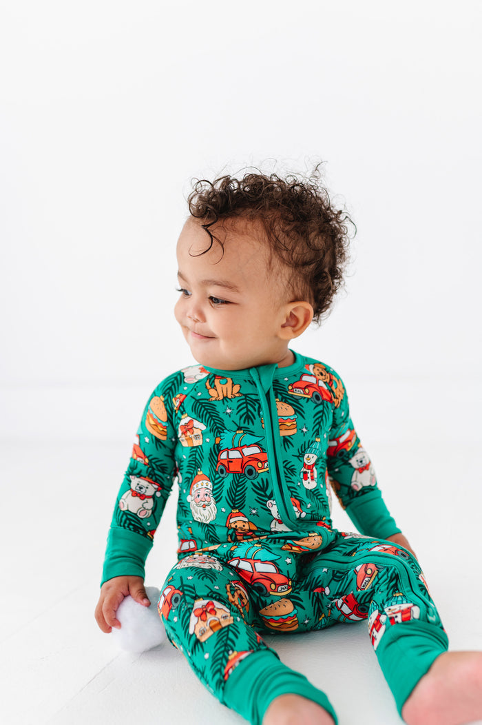 Deck The PJs Convertible Footies