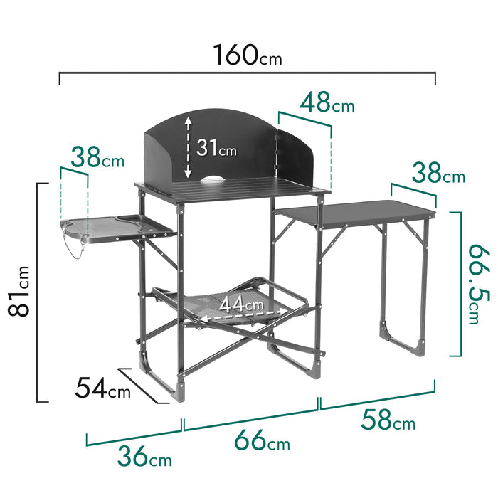 Deluxe Camping Kitchen Stand