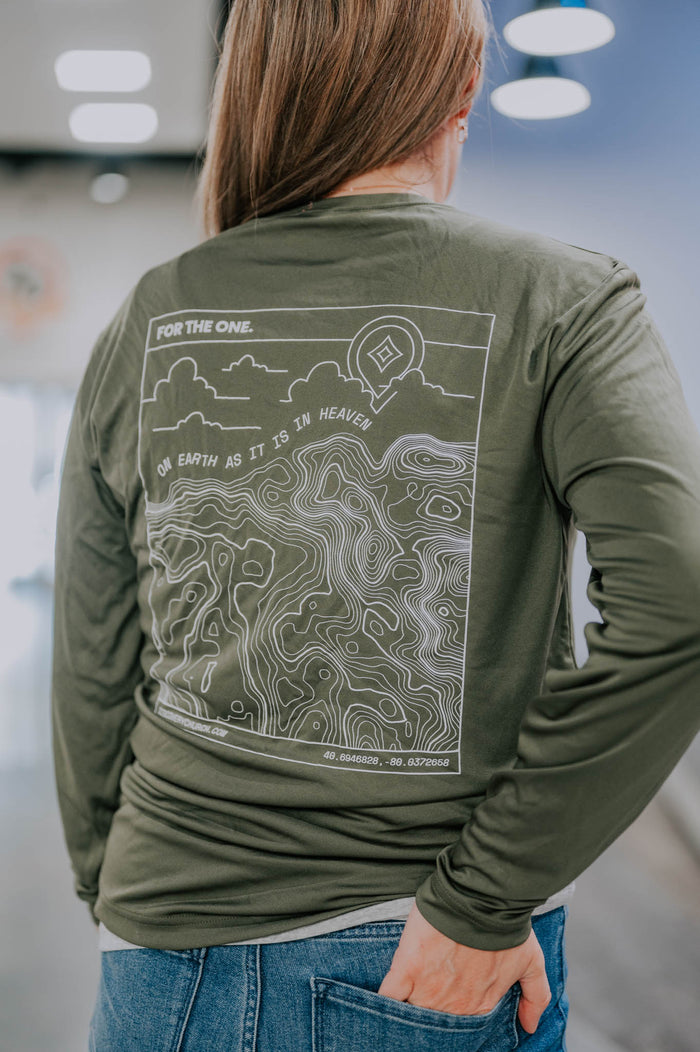 Dri-Fit Long Sleeve Tee Shirt (Adult) | Topography Edition (4 colors available)