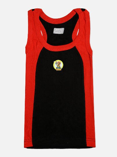 ðŸ§’ Redrose Boys Cotton Vests â€“ Pack of 5 | Motu Patlu Printed | Stylish Colorblock Sleeveless Innerwear |