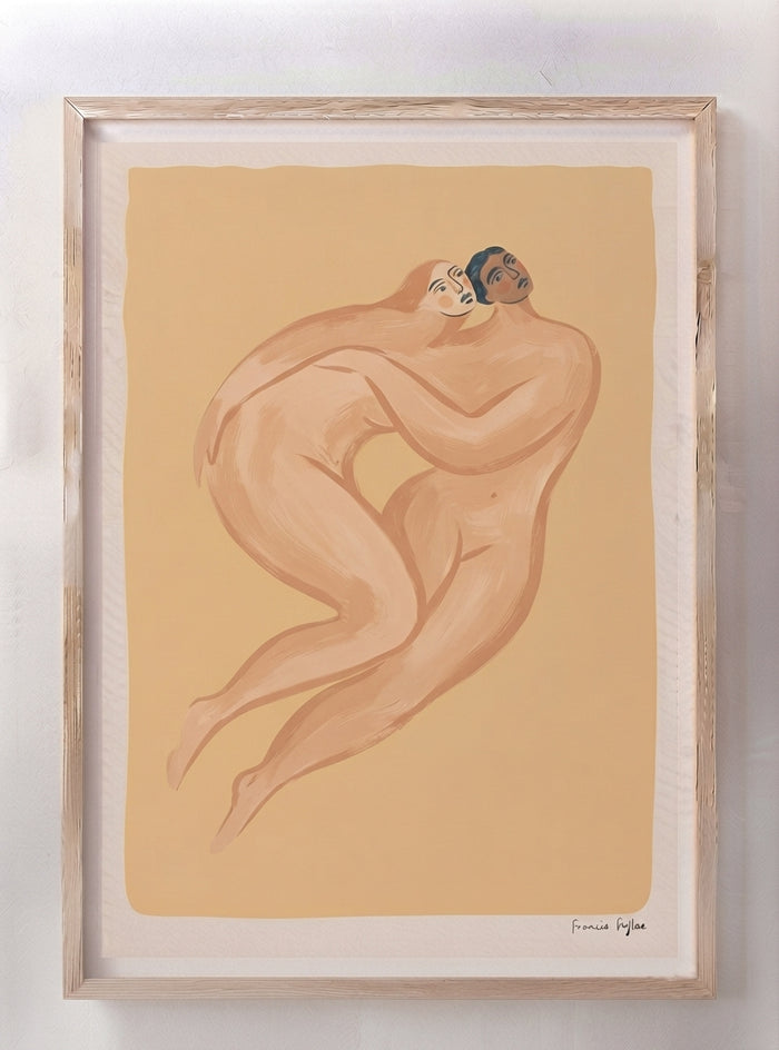 ENTWINED | Mid Century Modern Couple Art Print