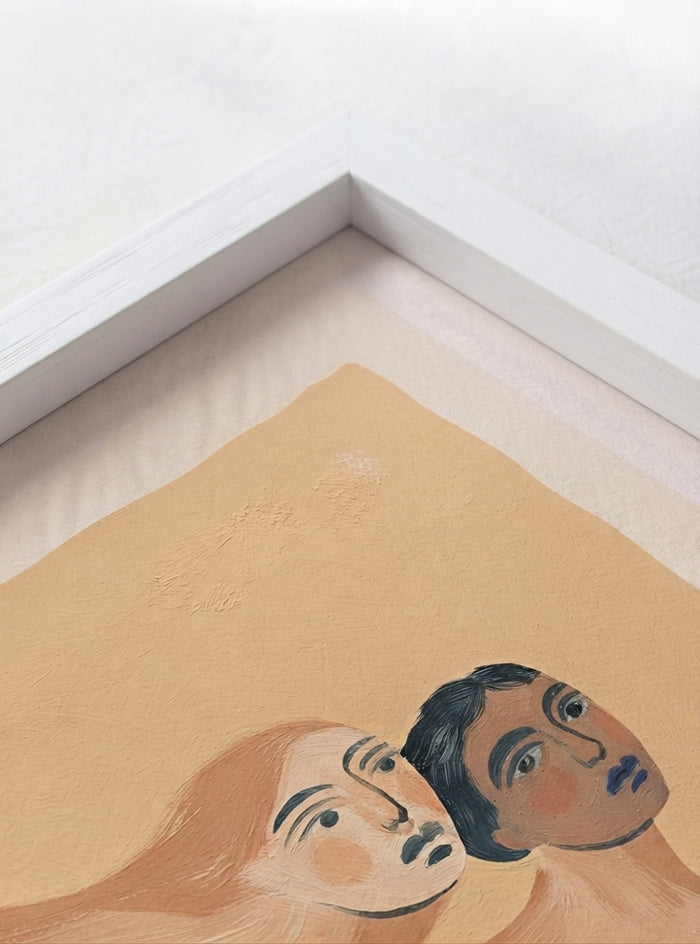 21x29.7 cm / 8x12" Framed | White Frame