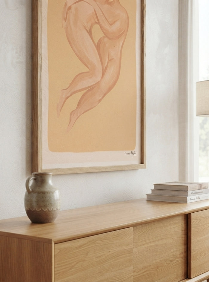 ENTWINED | Mid Century Modern Couple Art Print