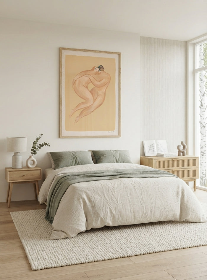ENTWINED | Mid Century Modern Couple Art Print