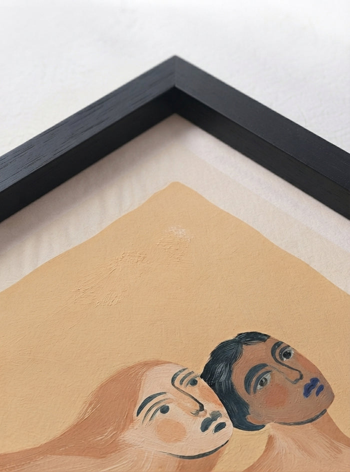 21x29.7 cm / 8x12" Framed | Black Frame