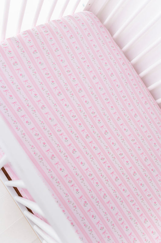 Everything's Coming Up Roses Crib Sheet
