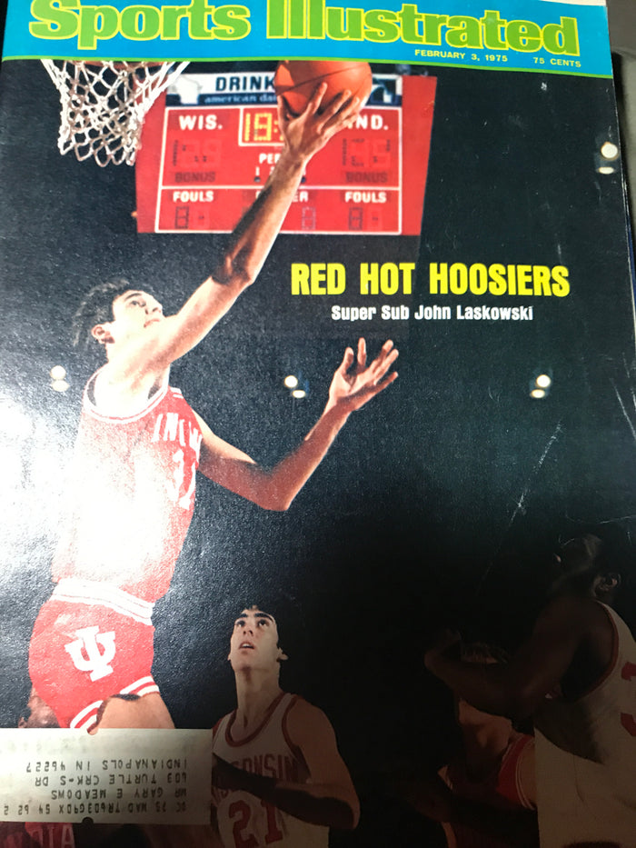 Feb 2, 1975 Sports Illustrated John Laskowski - Vintage Indy Sports