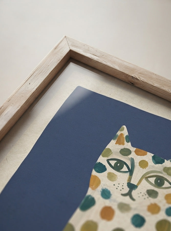 21x29.7 cm / 8x12" Framed | Oak Frame