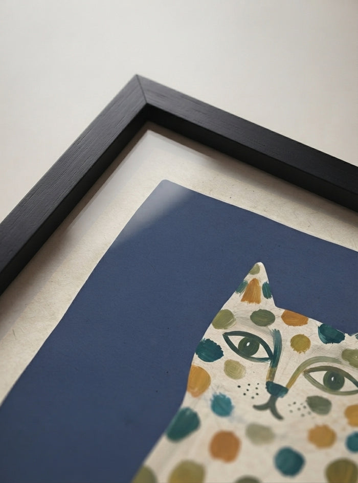 21x29.7 cm / 8x12" Framed | Black Frame
