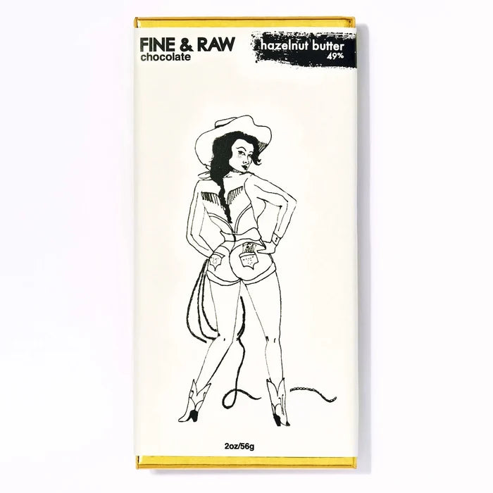 Fine & Raw - Hazelnut Butter Chocolate Bar