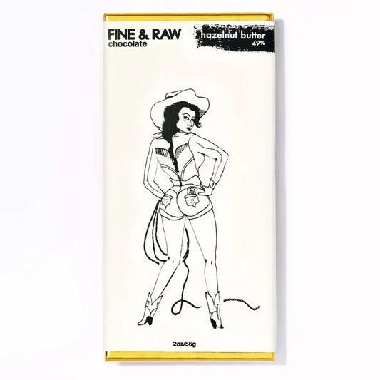 Fine & Raw - Hazelnut Butter Chocolate Bar