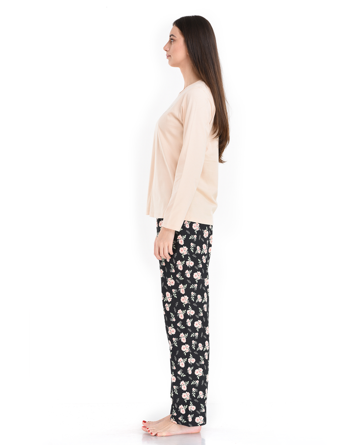Floral Cream pajamas