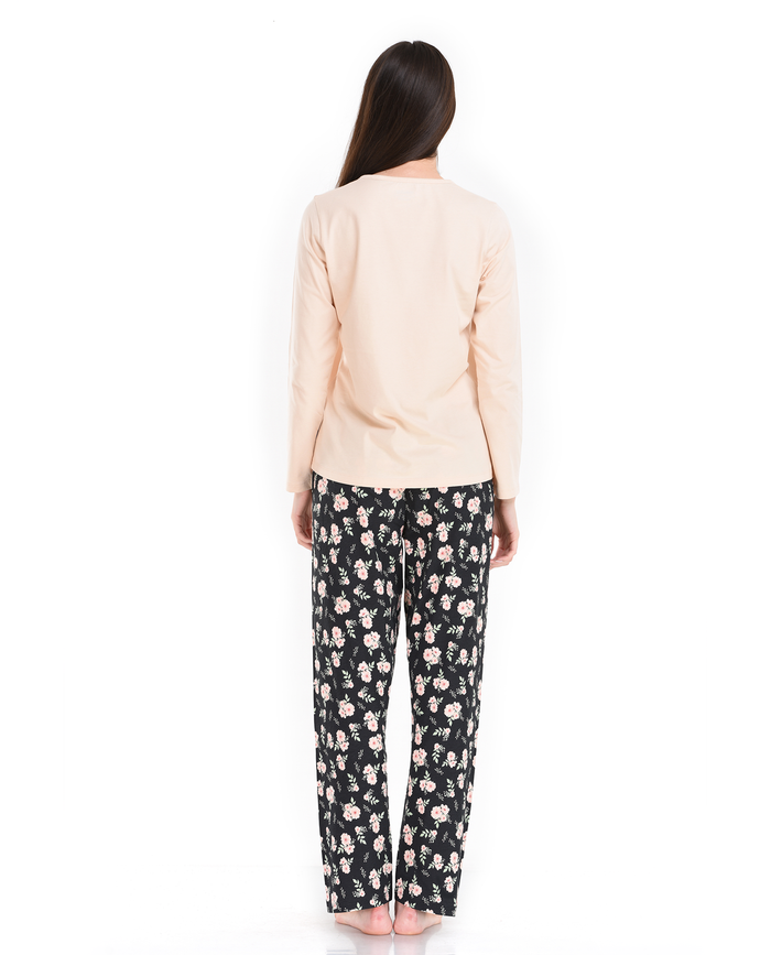 Floral Cream pajamas
