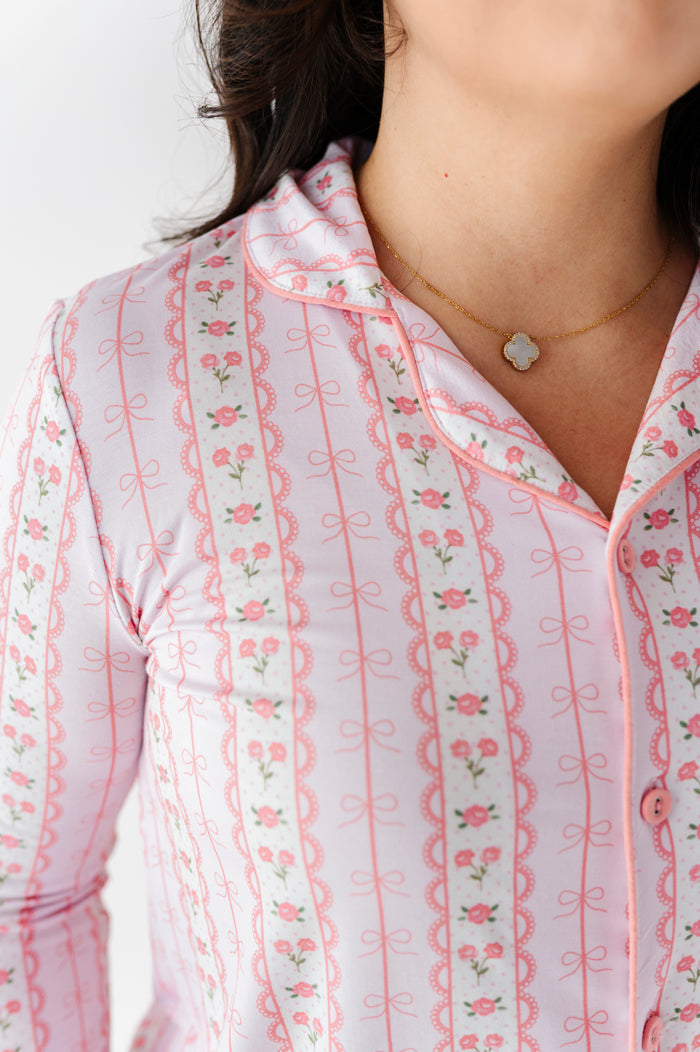 Forget Me Knot Women's Luxe Lounge- Pink