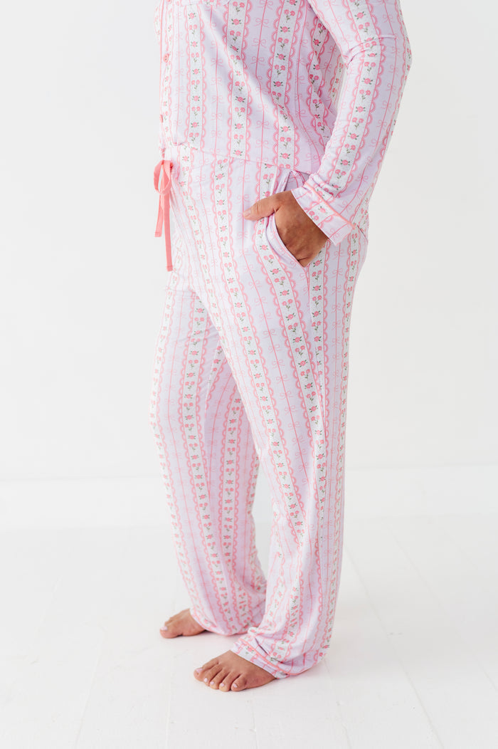 Forget Me Knot Women's Luxe Lounge- Pink